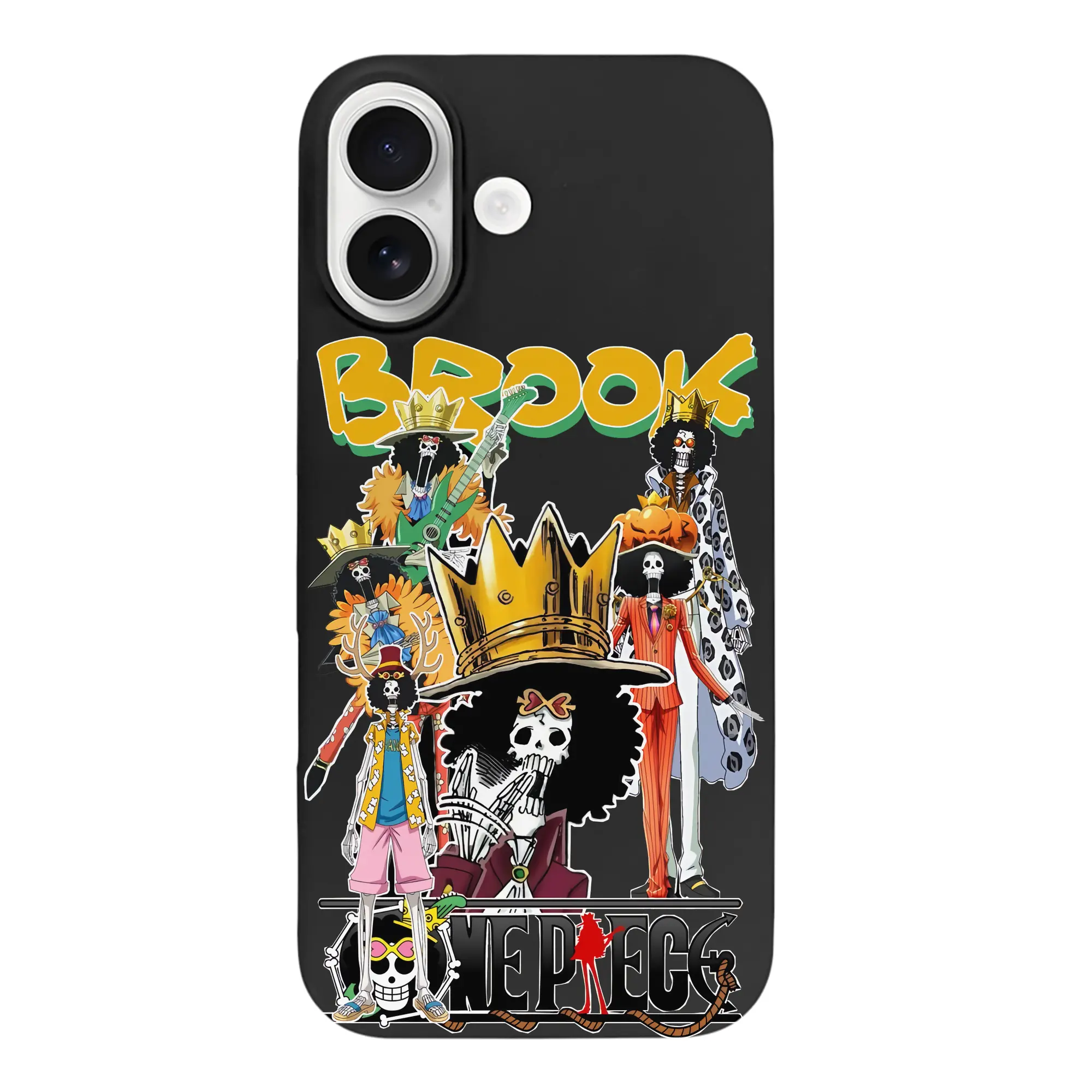 ワンピース グッズ ブルック - iPhone 17 シリーズ シリコンケース 薄型 耐衝撃 指紋防止 ソフトタッチカバー 精密フィット 傷防止 保護ケース iPhone 17/17 Air/17 Pro/17 Pro Max 対応